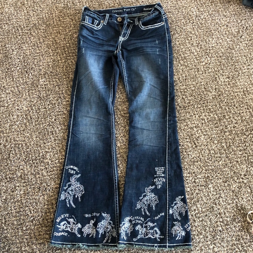 Cowgirl Tuff flared leg jeans